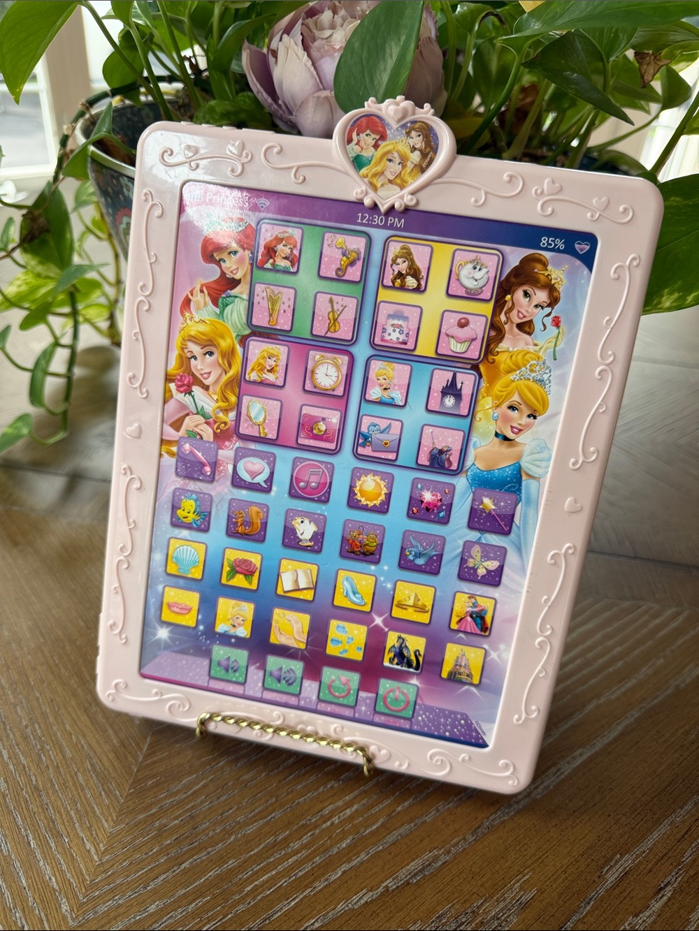 Pink Princess Kids' Play Tablet - Interactive Learning Toy